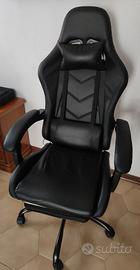 Sedia gaming massaggiante