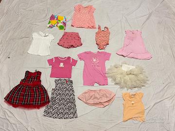 Abbigliamento estivo per bimba taglia 6-9 mesi!