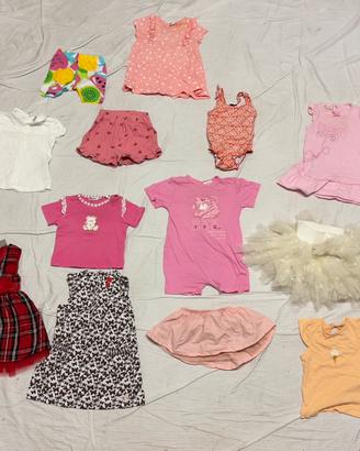 Abbigliamento estivo per bimba taglia 6-9 mesi!