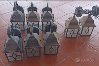 lampada da esterno a forma di lanterna