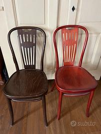 Sedie Thonet in legno