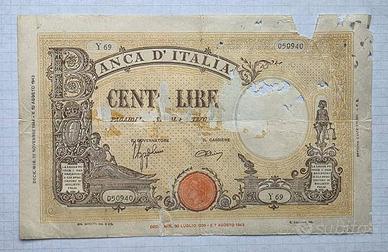 C | 100 Lire Grande "B" (B.I.) | DM 11-11-1944 | M