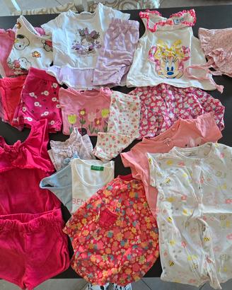 abbigliamento bimba estivo 12mesi