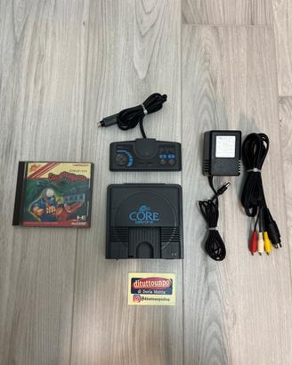 NEC PC ENGINE CORE GRAFX + SPLATTERHOUSE