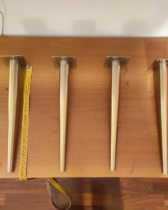 6 gambe 35 cm oro