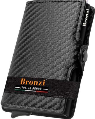 Bronzi Portafoglio Uomo Slim Piccolo