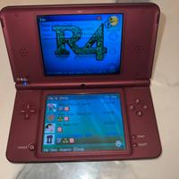 Nintendo DS, XL rosso Met con R4