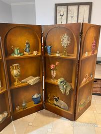 Paravento separatore per ambienti in legno