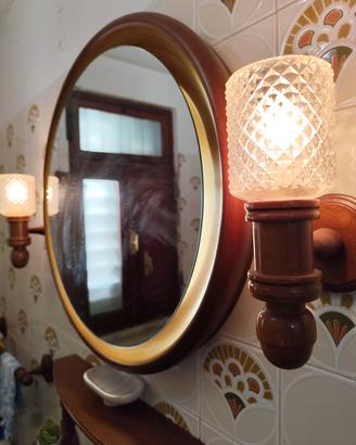 ARREDO BAGNO IN LEGNO (funzionante)