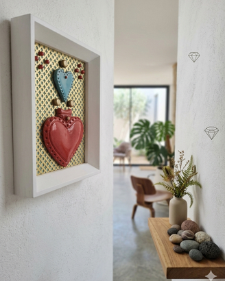 Cuore sacro ceramica artigianale