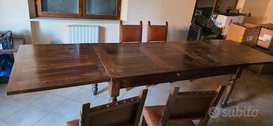 tavolo legno pregiato