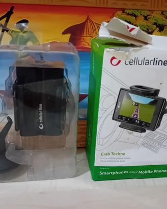Supporto da auto per  smartphone cellularline