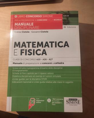 Manuale concorso A027