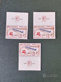 FRANCOBOLLO FRANCIA PHILATEC 1964 SINGOLO - 139