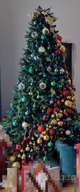 albero di natale 270 cm realistico