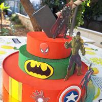 Torta Scenografica tema Supereroi 