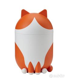 IKEA Grejsimojs contenitore gatto arancio e bianco