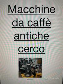 Collezionista e restauratore macchine da caffè