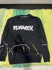 felpa dsquared senza cappuccio
