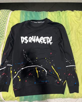 felpa dsquared senza cappuccio