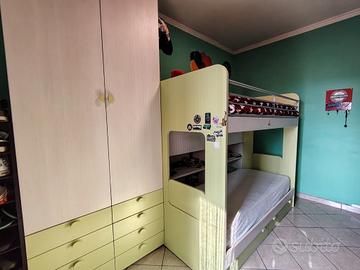 cameretta bambino con due letti 