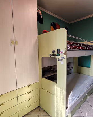 cameretta bambino con due letti 
