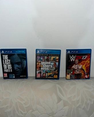 3 giochi PlayStation 4