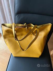 Borsa hobo giallo ocra