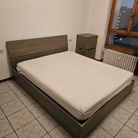 Letto Matrimoniale contenitore + materasso memory