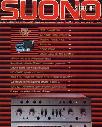 rivista SUONO n° 71 del maggio 1978