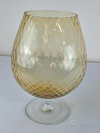 vaso in vetro di Murano a forma di calice 