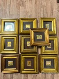 Cromolitigrafie su foglia d’oro