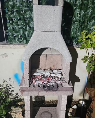 Barbecue in cemento