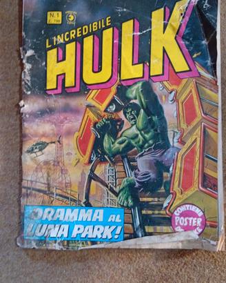 Hulk N 1 Corno 1980 con poster