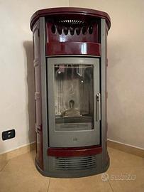 Stufa pellett Piazzetta in maiolica