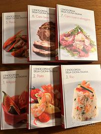 Lotto di 6 volumi  Enciclopedia cucina italiana