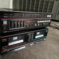 Amplificatore Aiwa Receiver RX-20 + FX-W20