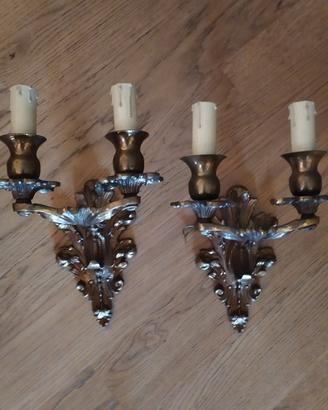 applique ottone o bronzo anni 60