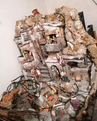 Presepe con pastori