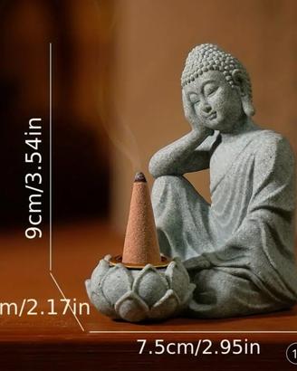 Brucia incenso Buddha