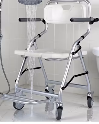 sedia doccia pieghevole anziani e disabili 