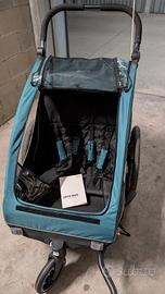 Rimorchio bici bambini Hauck Dryk Duo