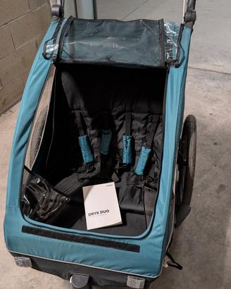 Rimorchio bici bambini Hauck Dryk Duo