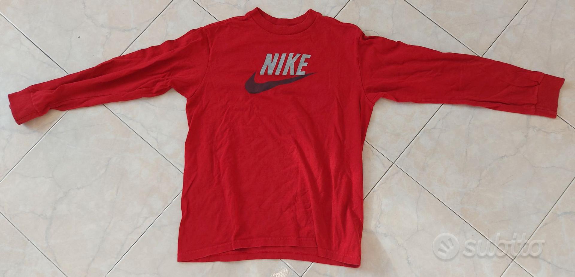 Manica Lunga Maglia Nike Bambino Rosso Maglia Nike Hydroguard