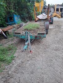 Rimorchio carrello porta cingolato
