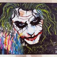 Quadro Joker dipinto a mano