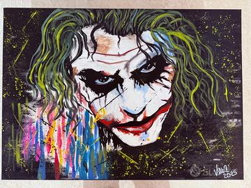 Quadro Joker dipinto a mano