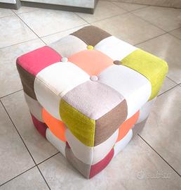 Pouf Cubo Design Patchwork