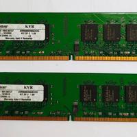 RAM DDR2 2GB (2x1GB) Kingston ValueRAM 800MHz CL6
