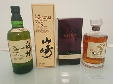 Whisky Giapponesi, Hibiki 12, Yamazaki 12, Hakushu